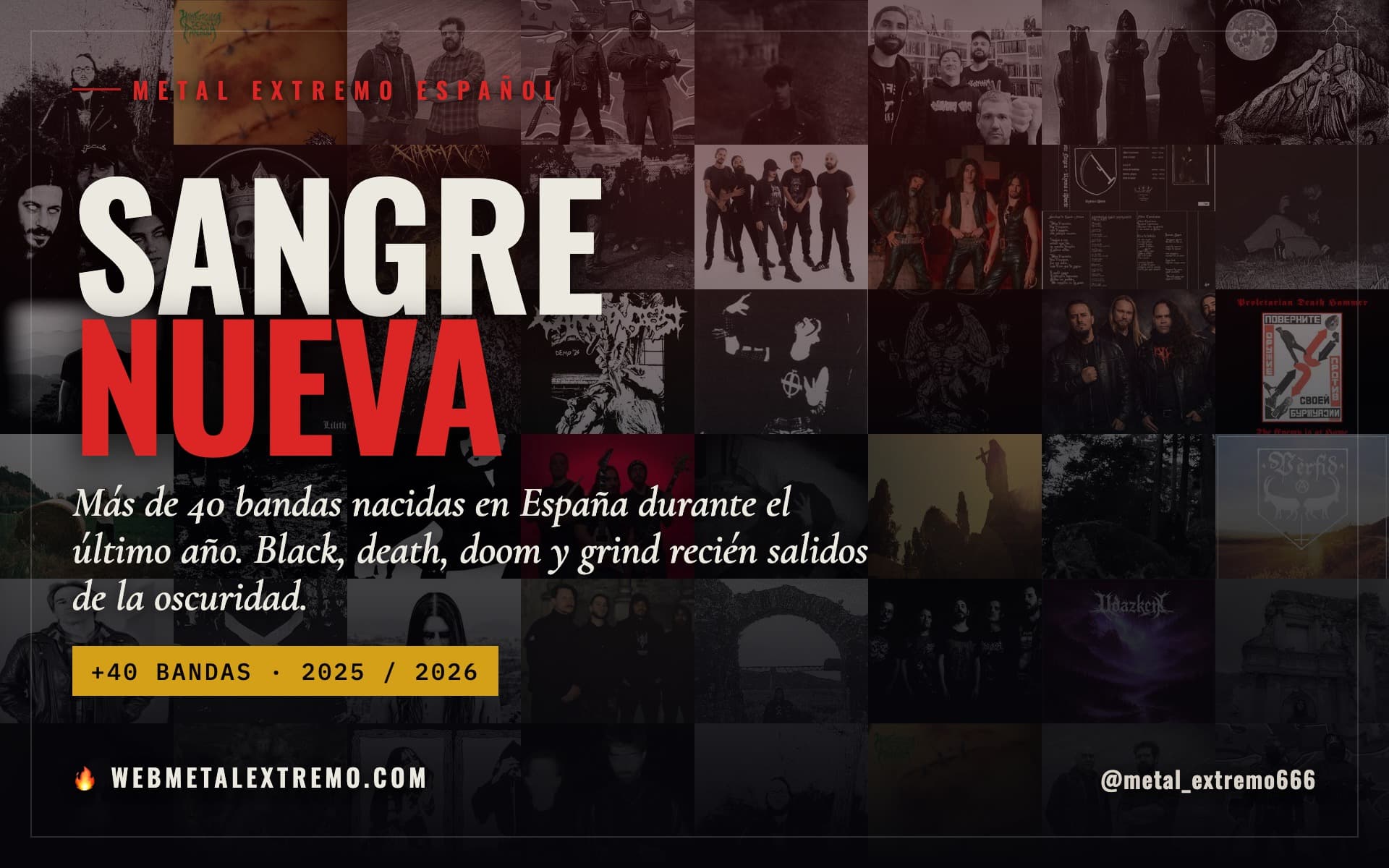 Sangre nueva: metal extremo español del último año