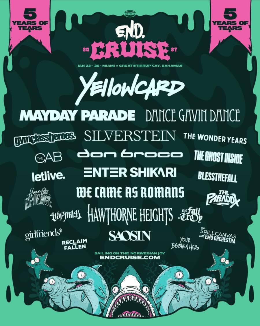 Emo's Not Dead Cruise 2027
