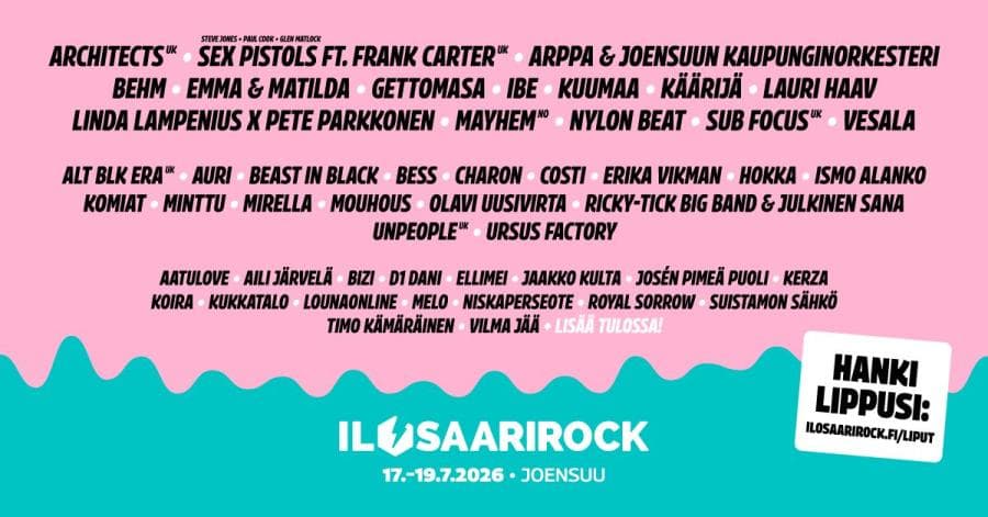 Ilosaarirock 2026
