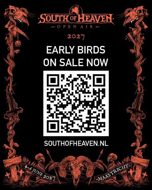 South of Heaven Open Air 2027