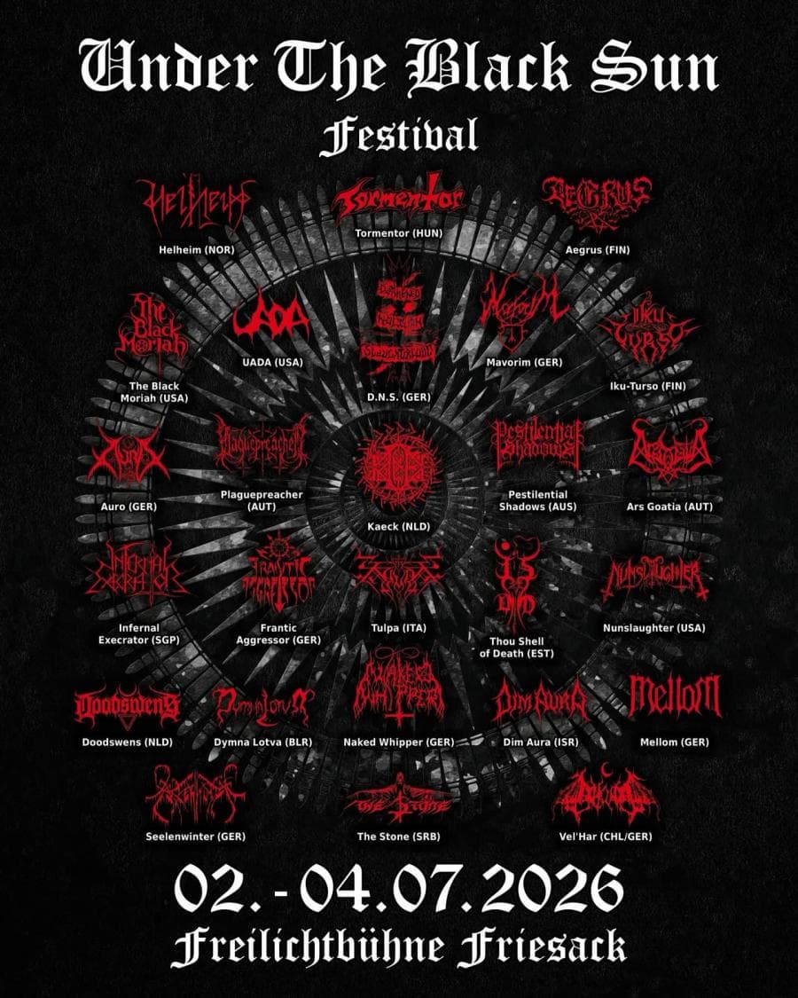 Under The Black Sun 2026
