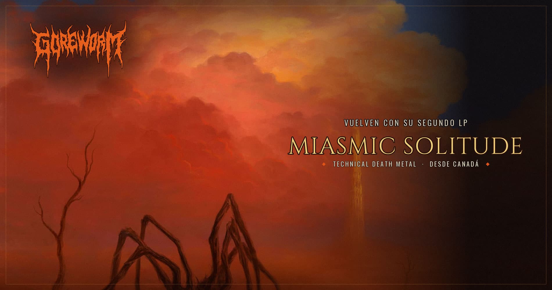 Goreworm regresa con su segundo álbum "Miasmic Solitude"