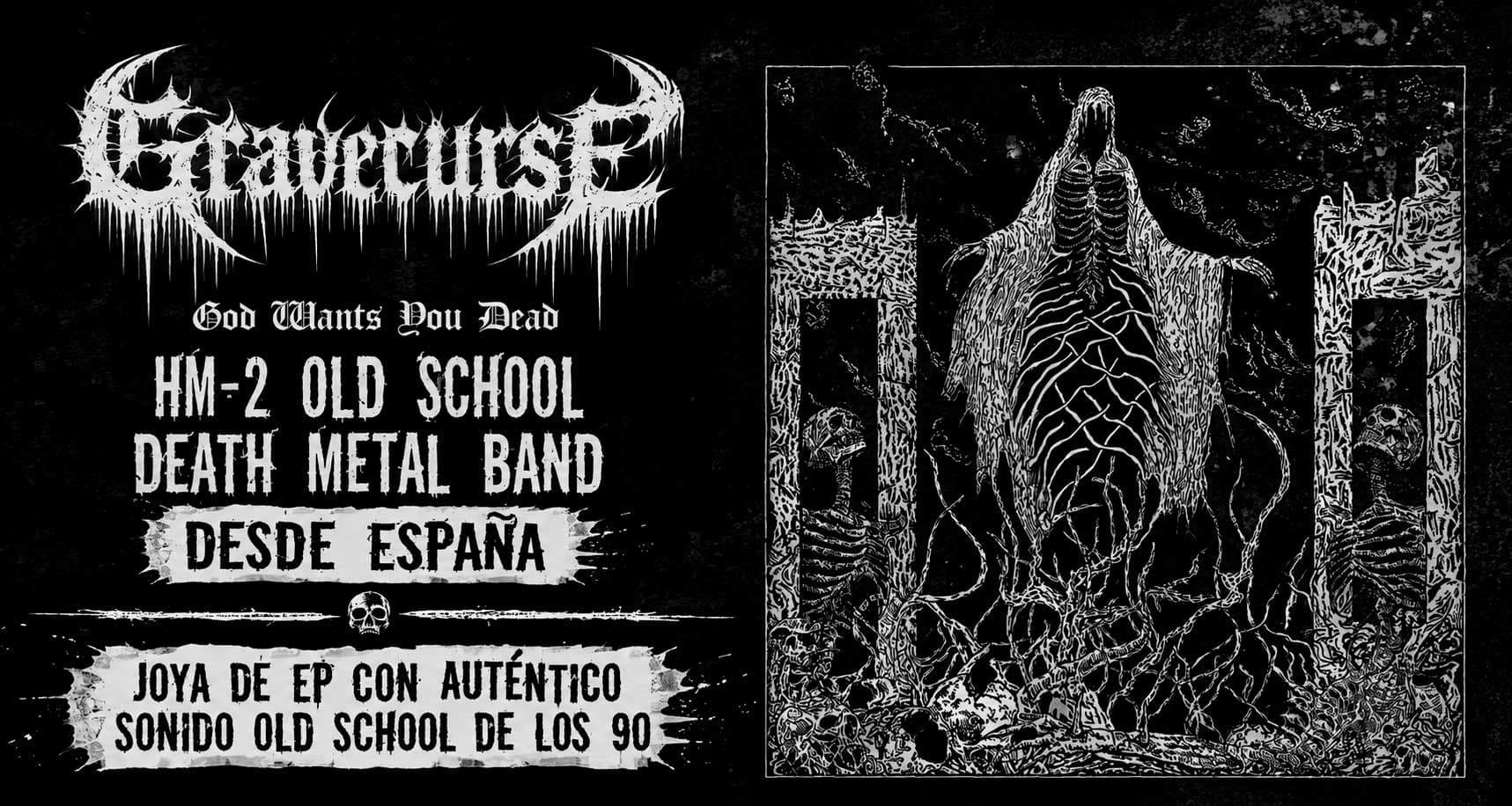 Gravecurse recuperan el auténtico sonido del death metal sueco de los 90 en “God Wants You Dead”
