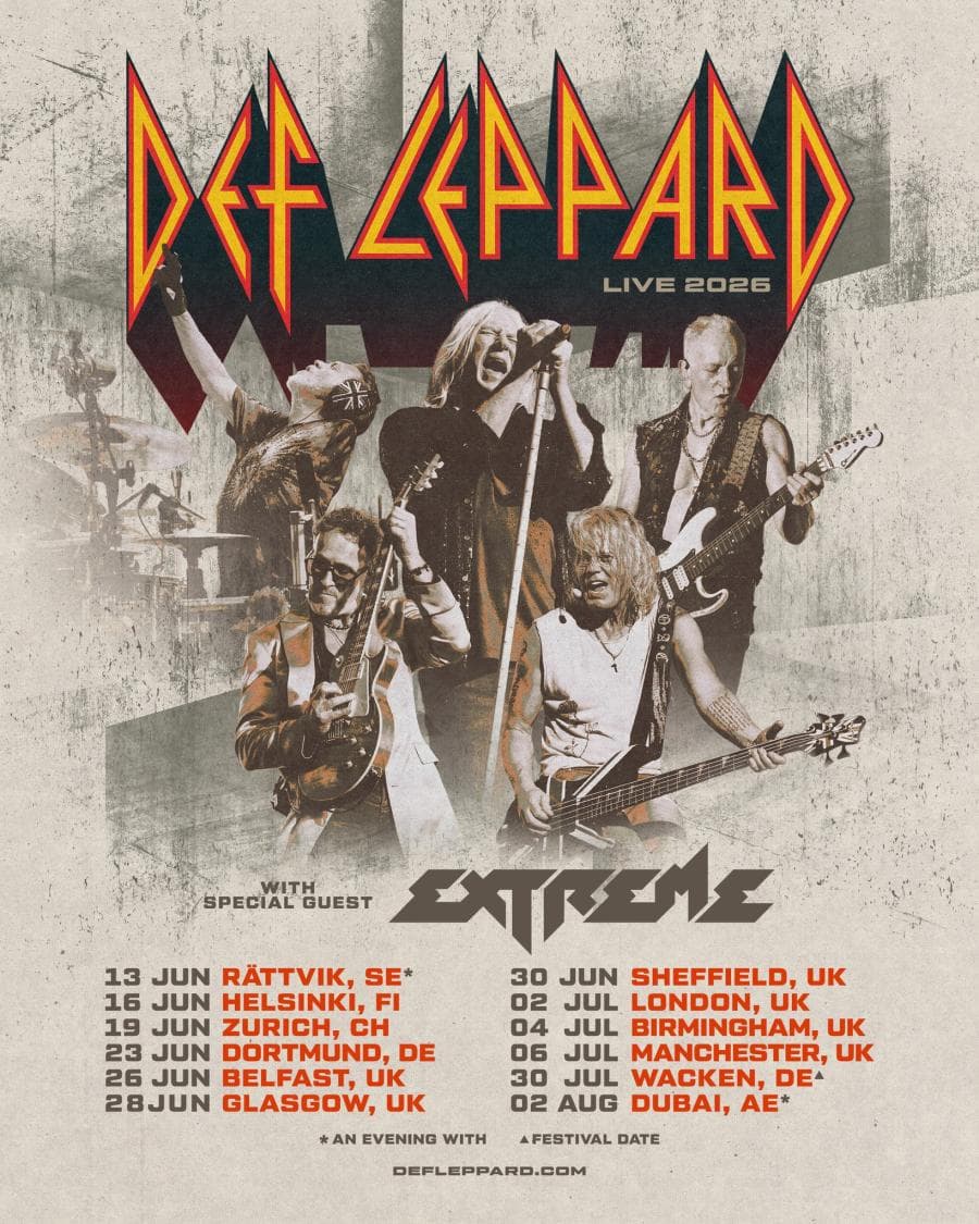 Def Leppard + Extreme @ Veikkaus Arena