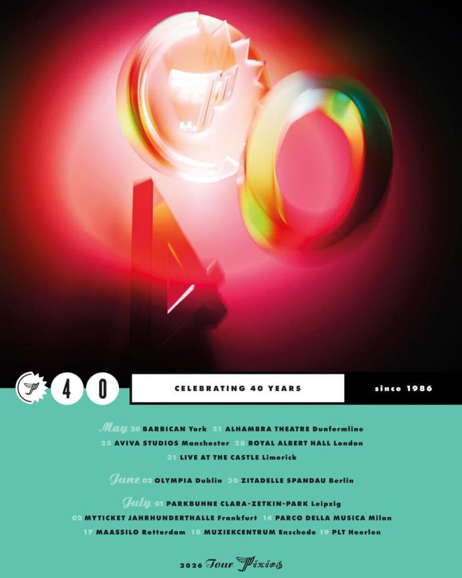 Pixies @ 3Olympia Theatre