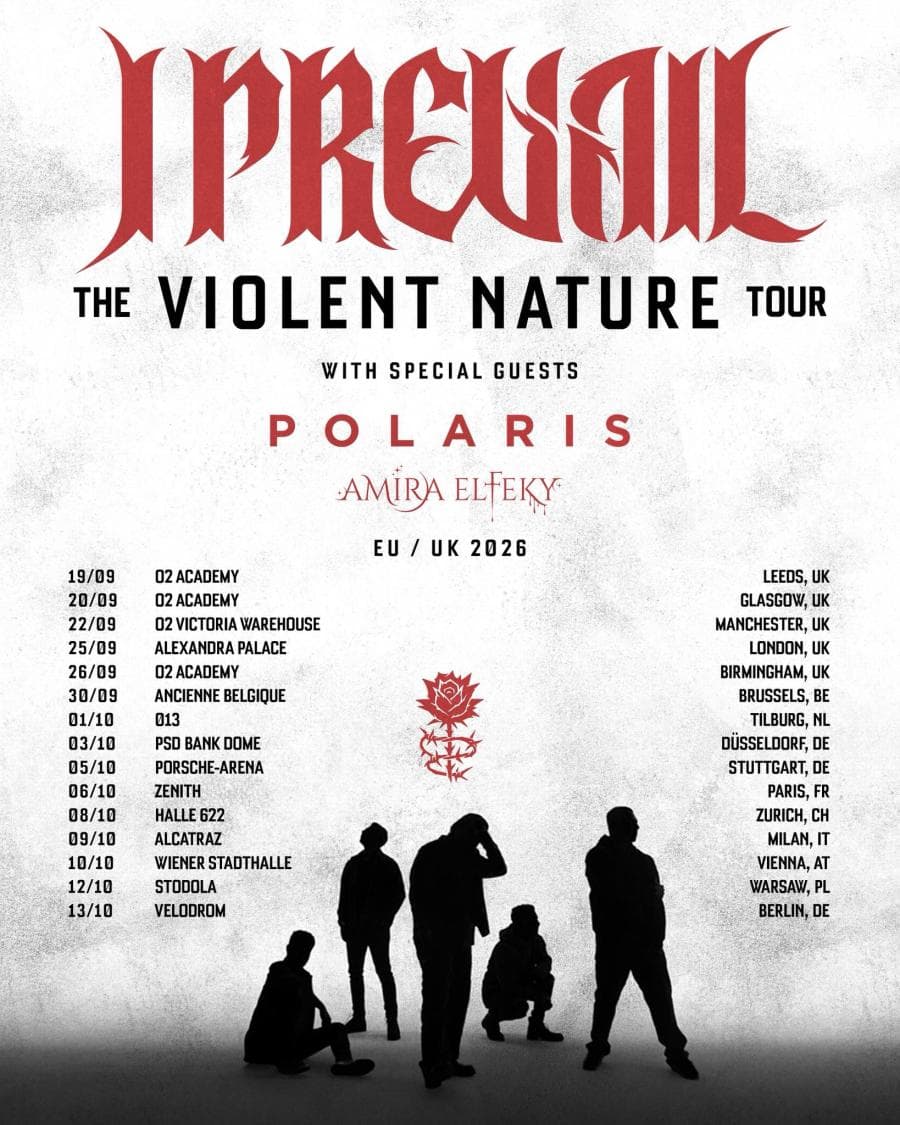 I Prevail + Amira Elfeky + Polaris @ Stadthalle