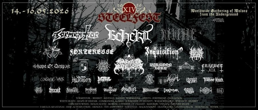 Beherit + Revenge + Tormentor + Akhlys + Autumn Strife @ Old wool factory