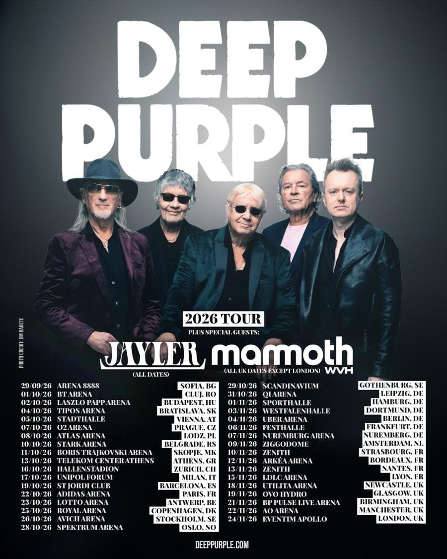 Deep Purple + Jayler @ Royal Arena