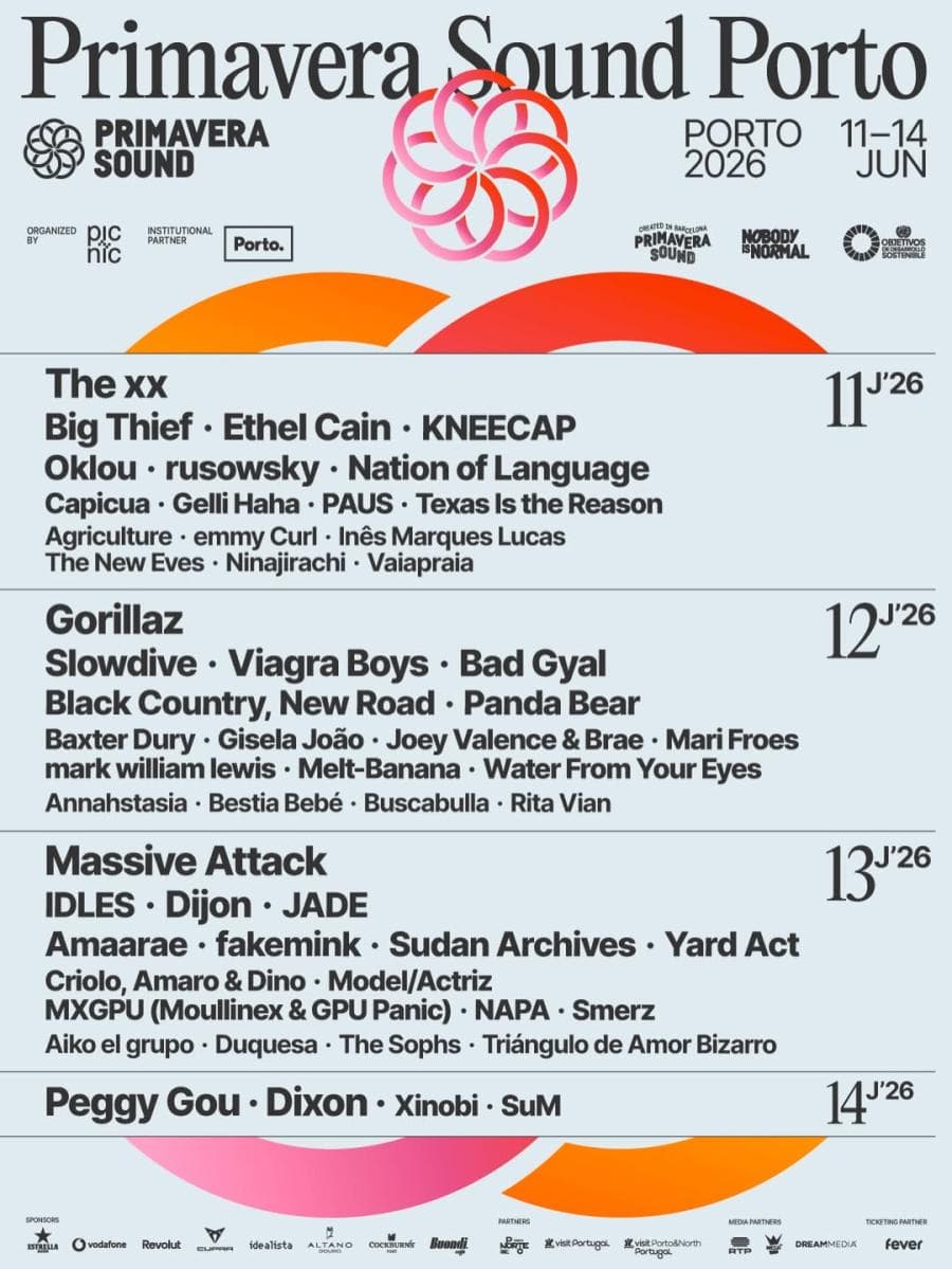 Gorillaz + The xx + Agriculture + Big Thief + Black Country, New Road @ Parque da Cidade do Porto