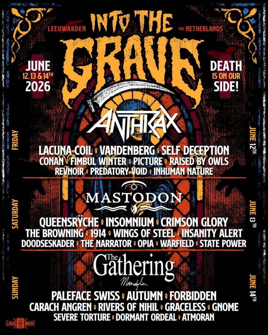 Anthrax · Mastodon · Crimson Glory · Forbidden · Insomnium · Picture · Rivers of Nihil · Severe Torture