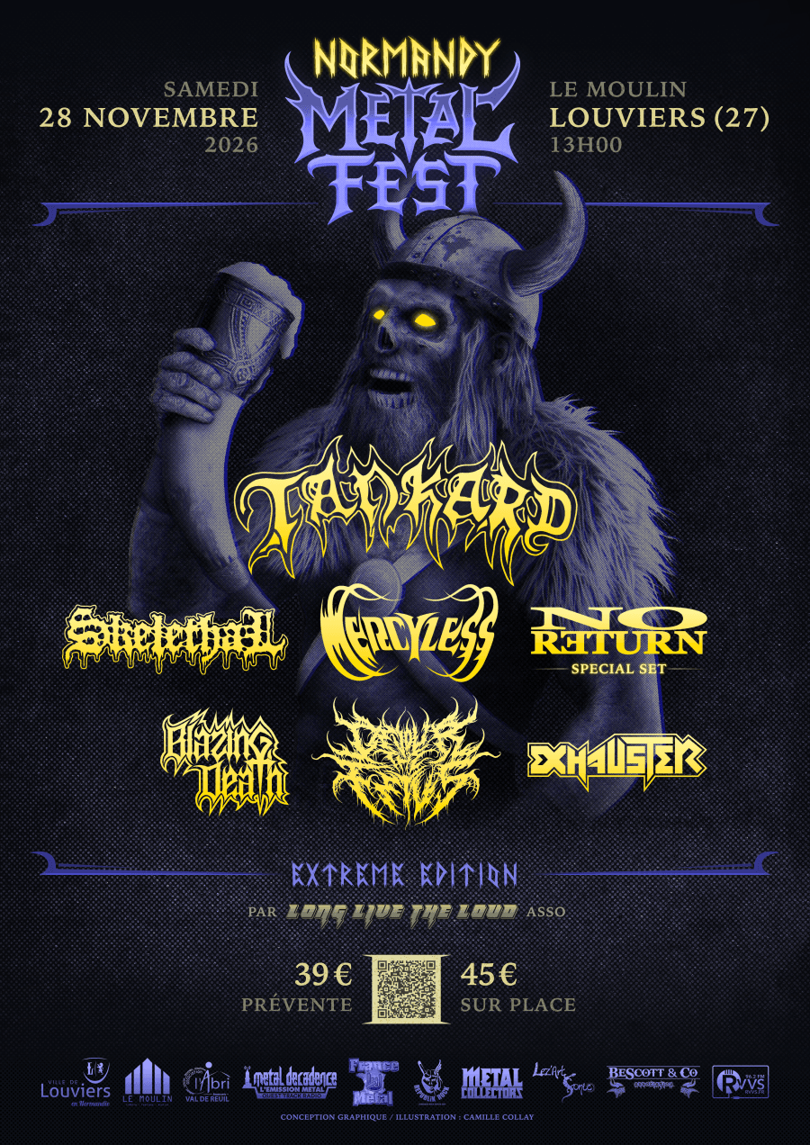 Tankard + Blazing Death + Devour The Fetus + Exhauster + Mercyless @ Salle Polyvalente le Moulin
