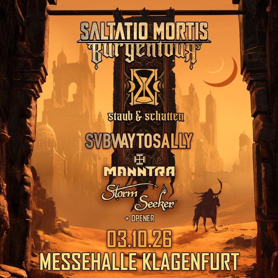 Saltatio Mortis + Manntra + Storm Seeker + Subway To Sally @ Messehalle 4
