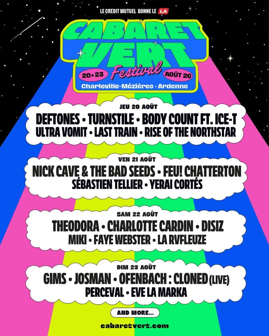 Deftones + Nick Cave & The Bad Seeds + Body Count + Last Train + Rise Of The Northstar @ Le Cabaret Vert