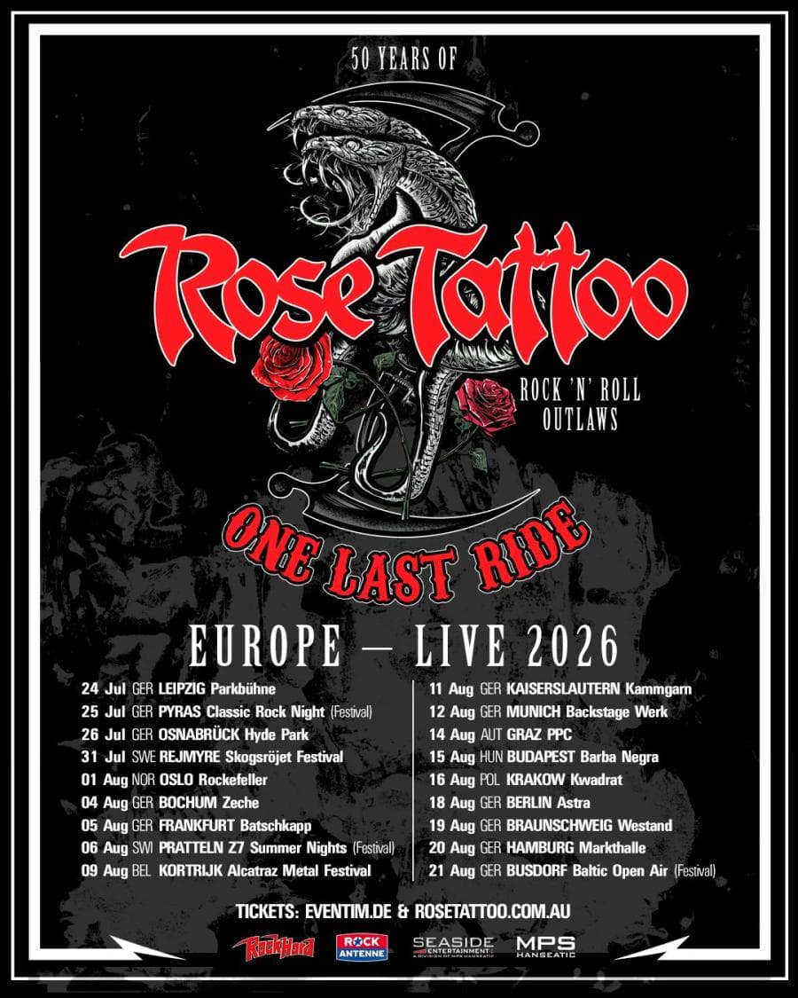 Rose Tattoo @ Barba Negra - Blue Stage