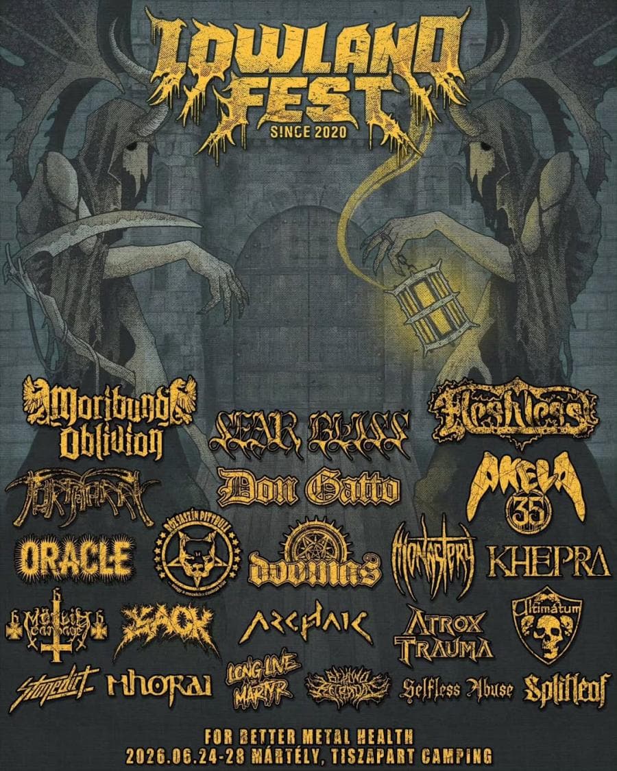 Fleshless + Moribund Oblivion + Sear Bliss + Akela + Archaic @ Tiszapart Camping