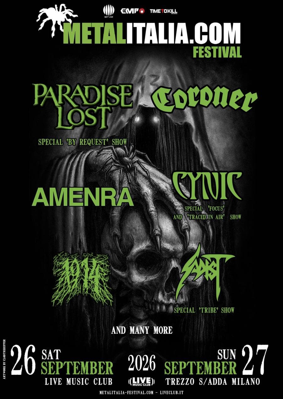 Paradise Lost · Coroner · Cynic