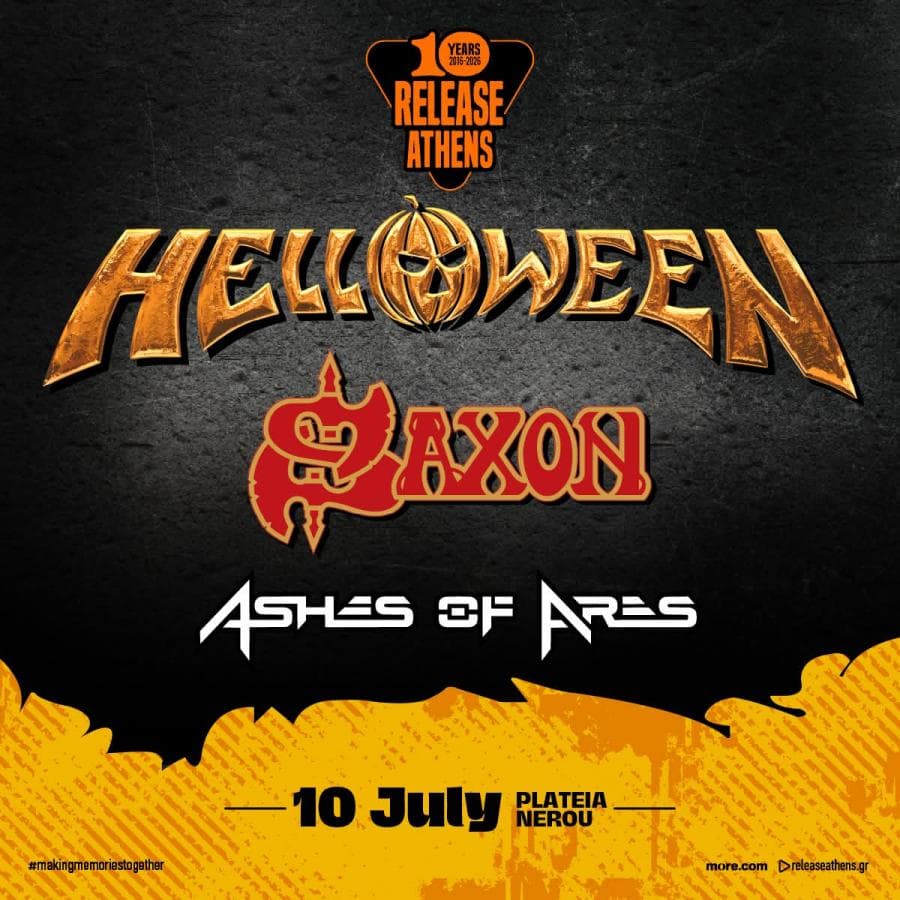 Helloween + Ashes Of Ares + Saxon @ Water Square
