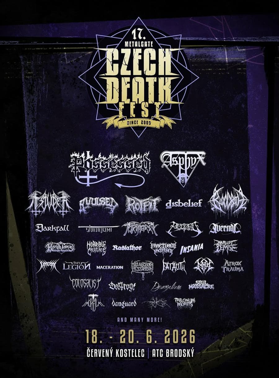 Asphyx · Possessed · Avulsed · Bloodbath · Tsjuder