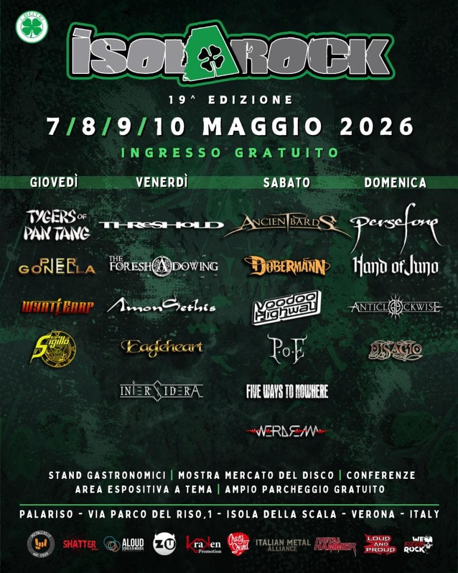 Ancient Bards + Persefone + Threshold + Tygers Of Pan Tang + Amon Sethis @ Palariso