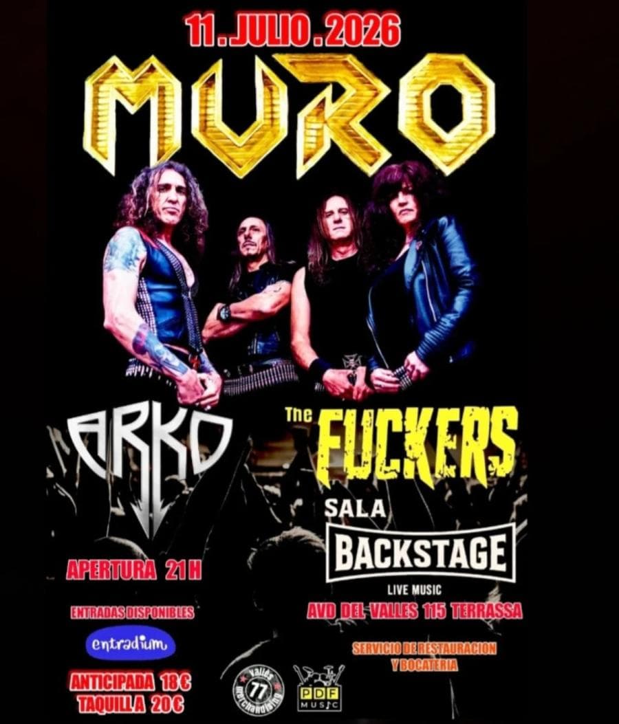 Muro + Arko + The Fuckers @ Sala Backstage