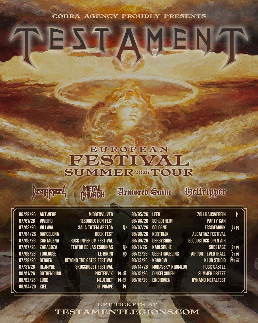 Testament + Hellripper @ Totem