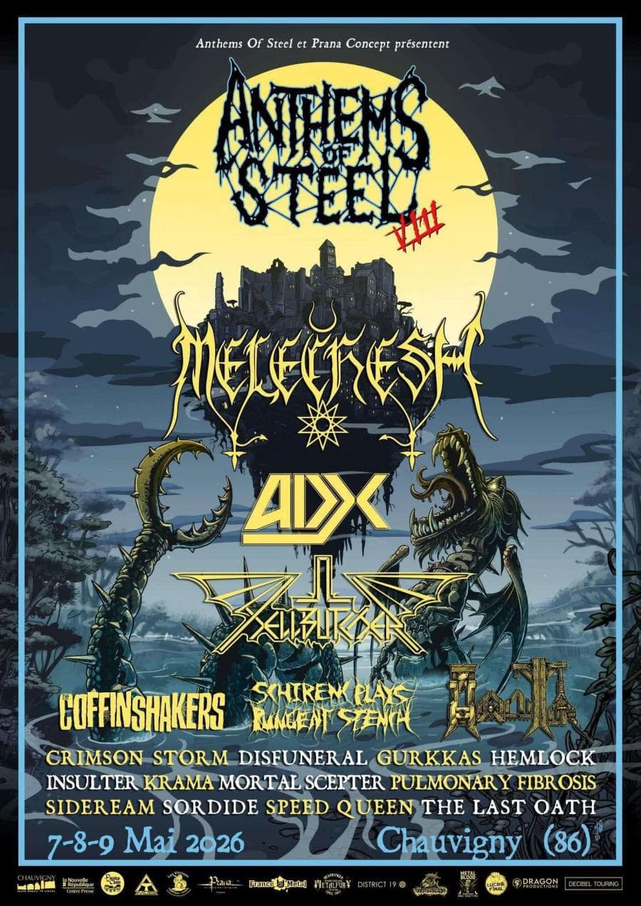 ADX + Hellbutcher + Melechesh + Crimson Storm + Disfuneral @ Théâtre Charles Trénet