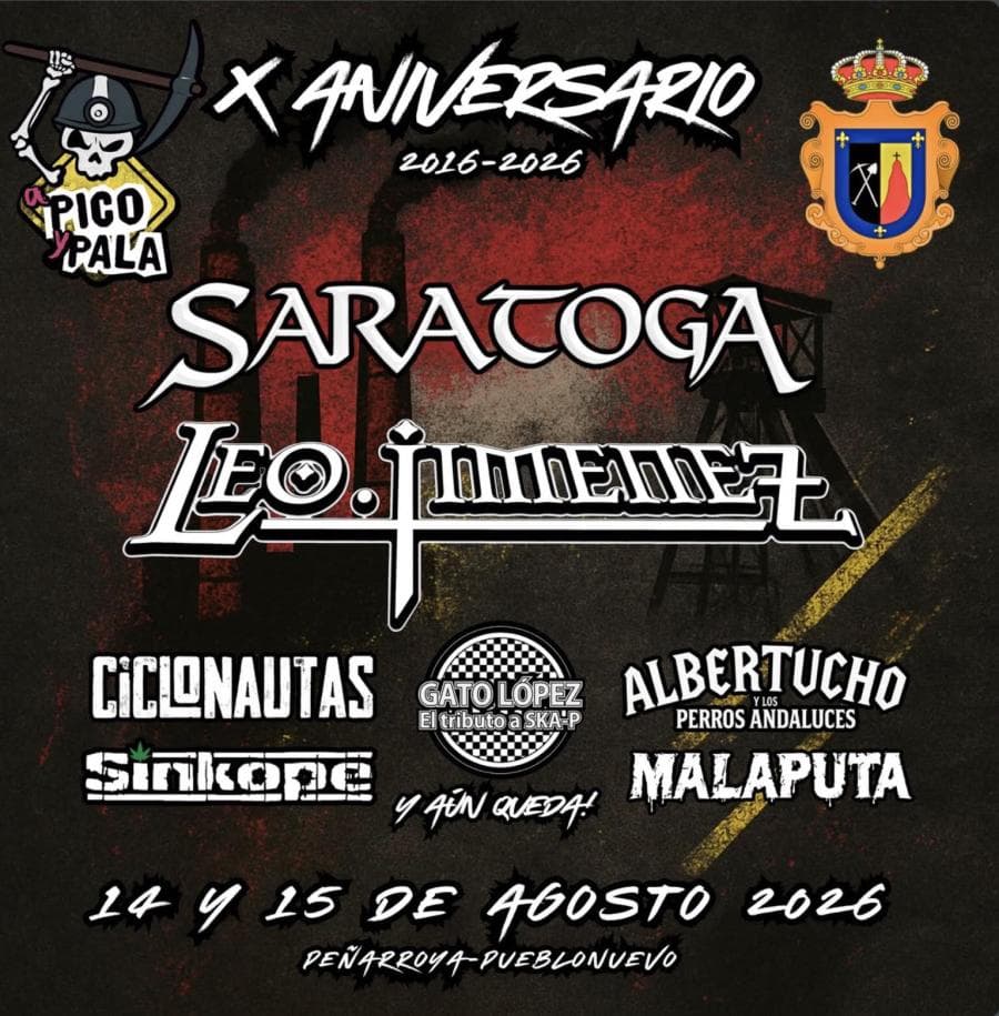 Saratoga + Ciclonautas + Leo Jiménez + Malaputa + Sinkope @ TBC