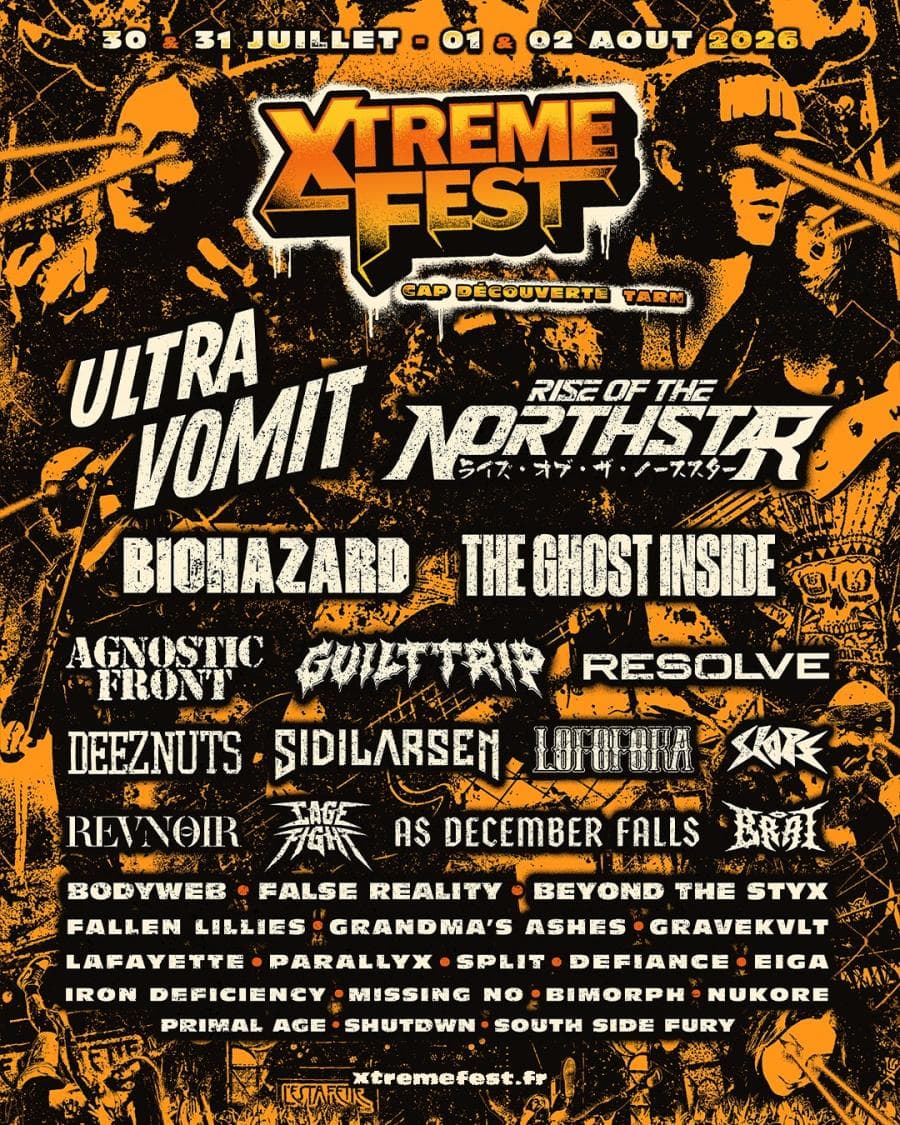 Biohazard + Rise Of The Northstar + Ultra Vomit + Agnostic Front + As December Falls @ Xtreme Fest