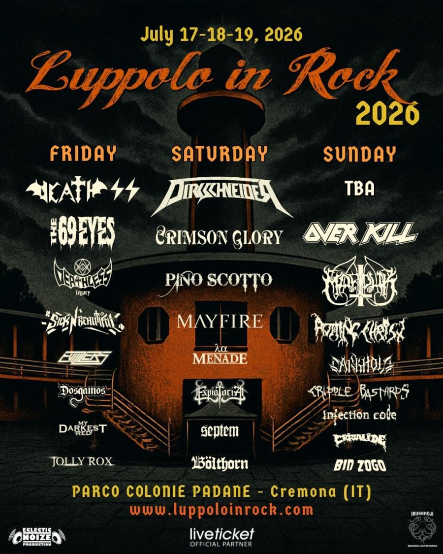 Death SS + U.D.O. + Bid Zogo + Bölthorn + Crimson Glory @ Parco Colonie Padane