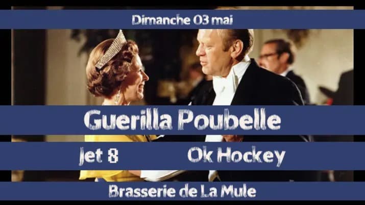 Guerilla Poubelle + Jet 8 + Ok Hockey @ Brasserie de la Mule