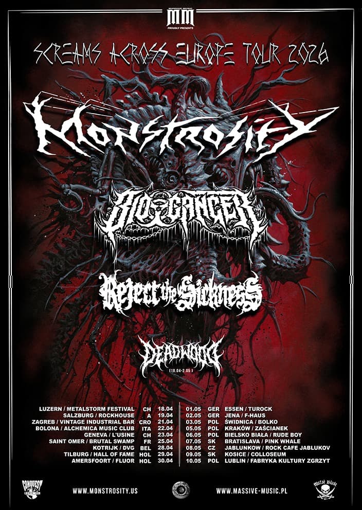 Monstrosity + Bio-Cancer + Reject The Sickness @ Bolko