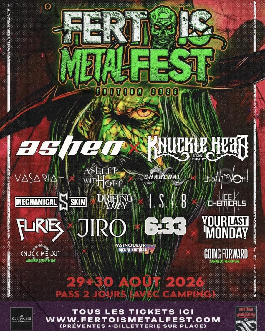 Ashen + Knuckle Head + 6:33 + Asleep With Hope + Breath From The Void @ Fertois Metal Fest