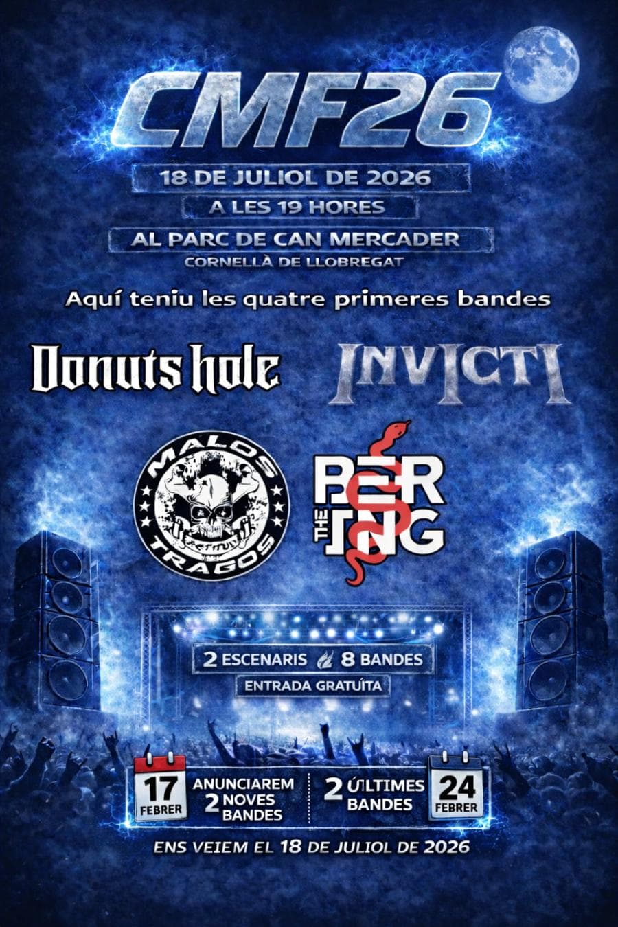 Megara + Vidres A La Sang + Donuts Hole + Dry River + Invicti @ Can Mercader Festival