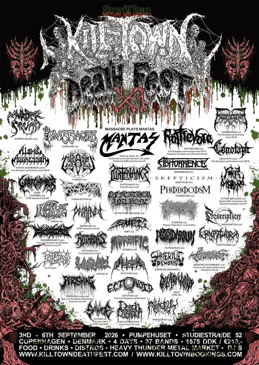 Cenotaph · Massacre · Morbific · Phobocosm · Proscription · Skepticism · Sněť