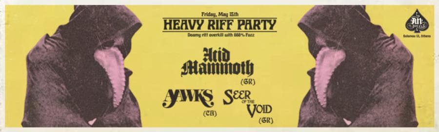 Acid Mammoth + Aawks + Seer Of The Void @ An Club