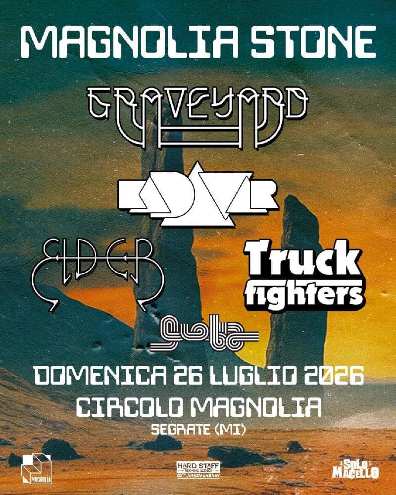 Graveyard + Elder + Giöbia + Kadavar + Truckfighters @ Circolo Magnolia