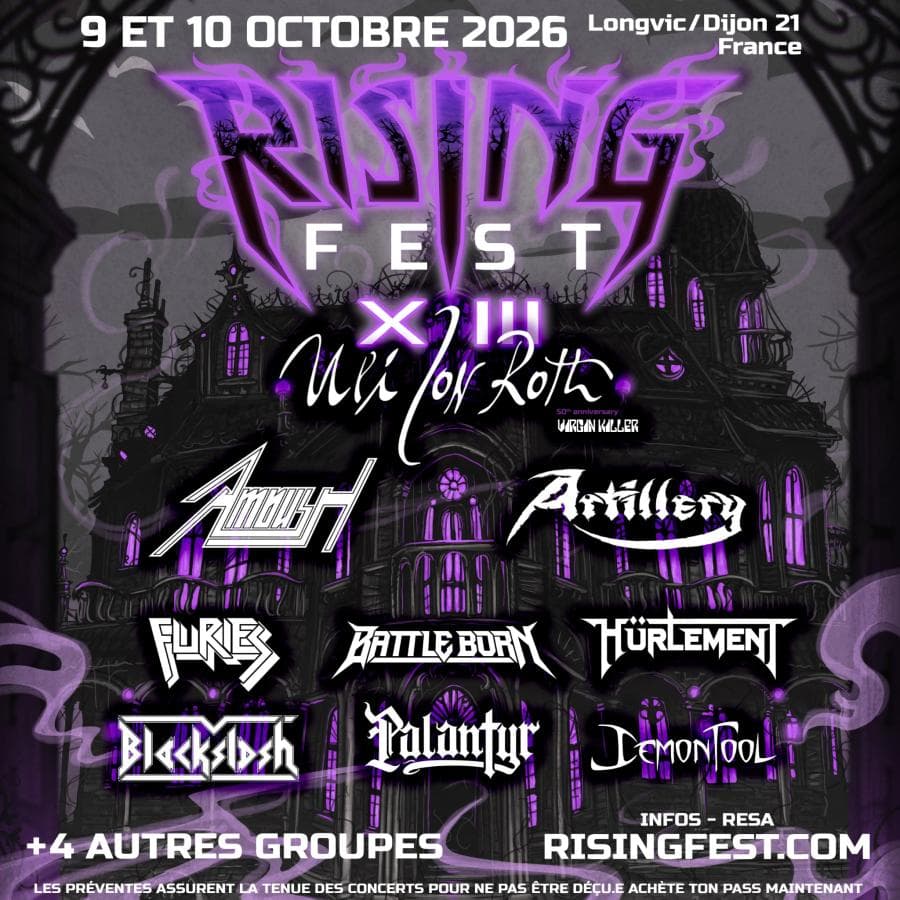 Uli Jon Roth + Ambush + Artillery + Battle Born + Blackslash @ Espace Municipal Jean Bouhey