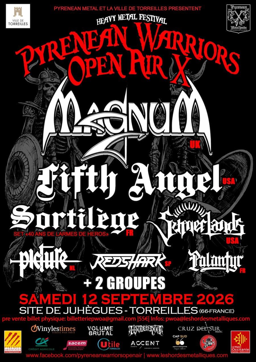 Magnum + Fifth Angel + Palantyr + Picture + Redshark @ Site de Juhègues