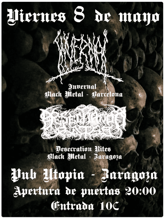 Desecration Rites + Invernal @ Utopia
