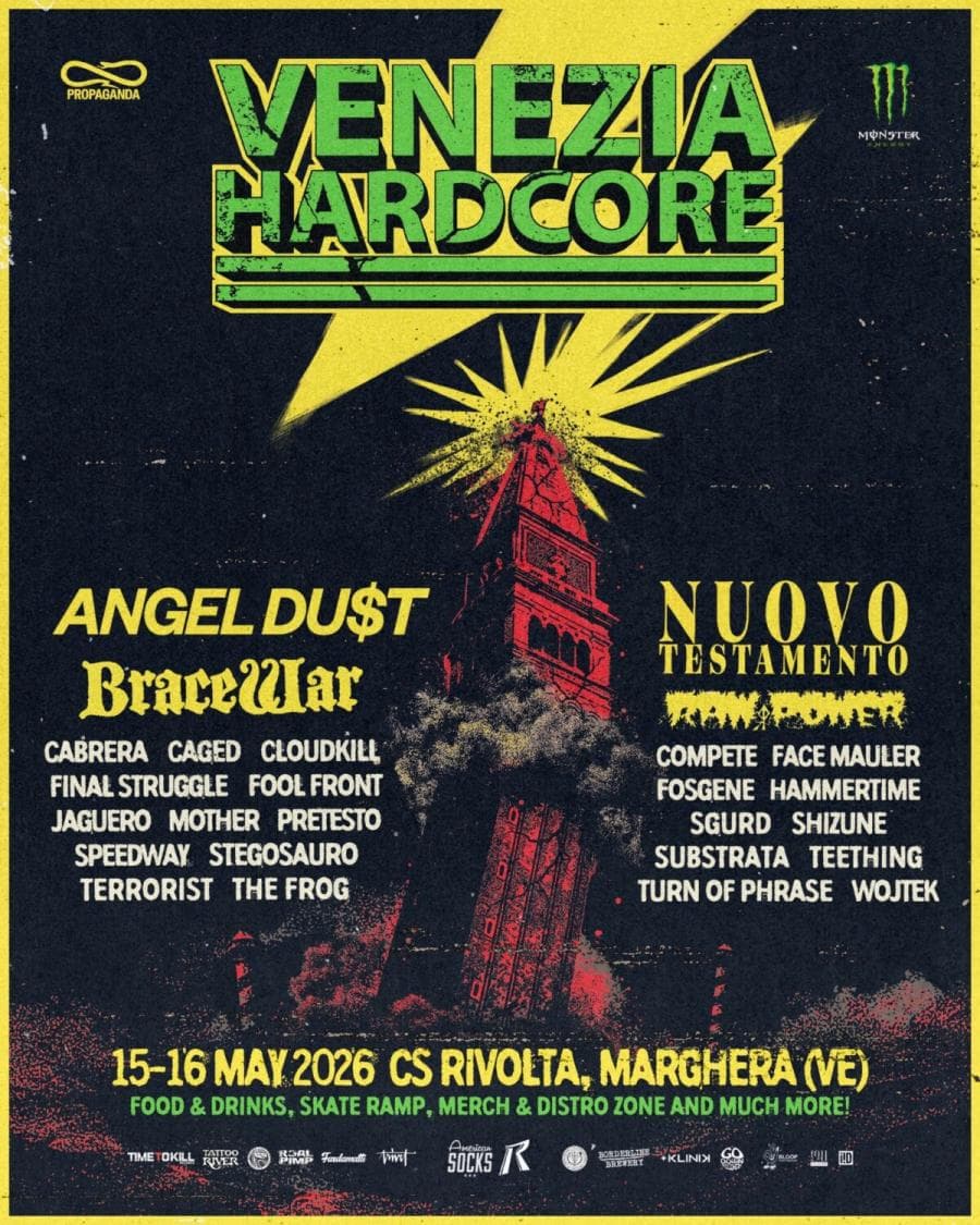 Angel Du$t + Nuovo Testamento + BraceWar + Cabrera + Caged @ Centro Sociale Rivolta