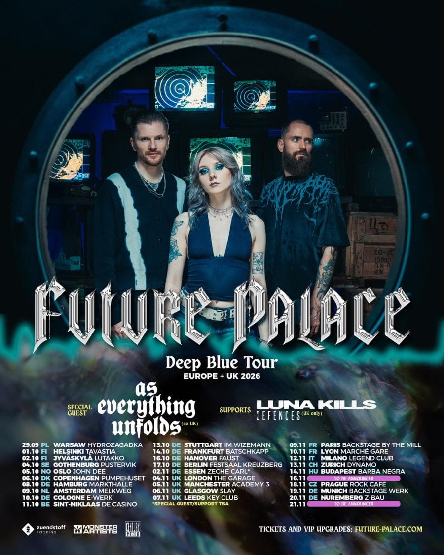 Future Palace + As Everything Unfolds + Luna Kills @ Tavastia