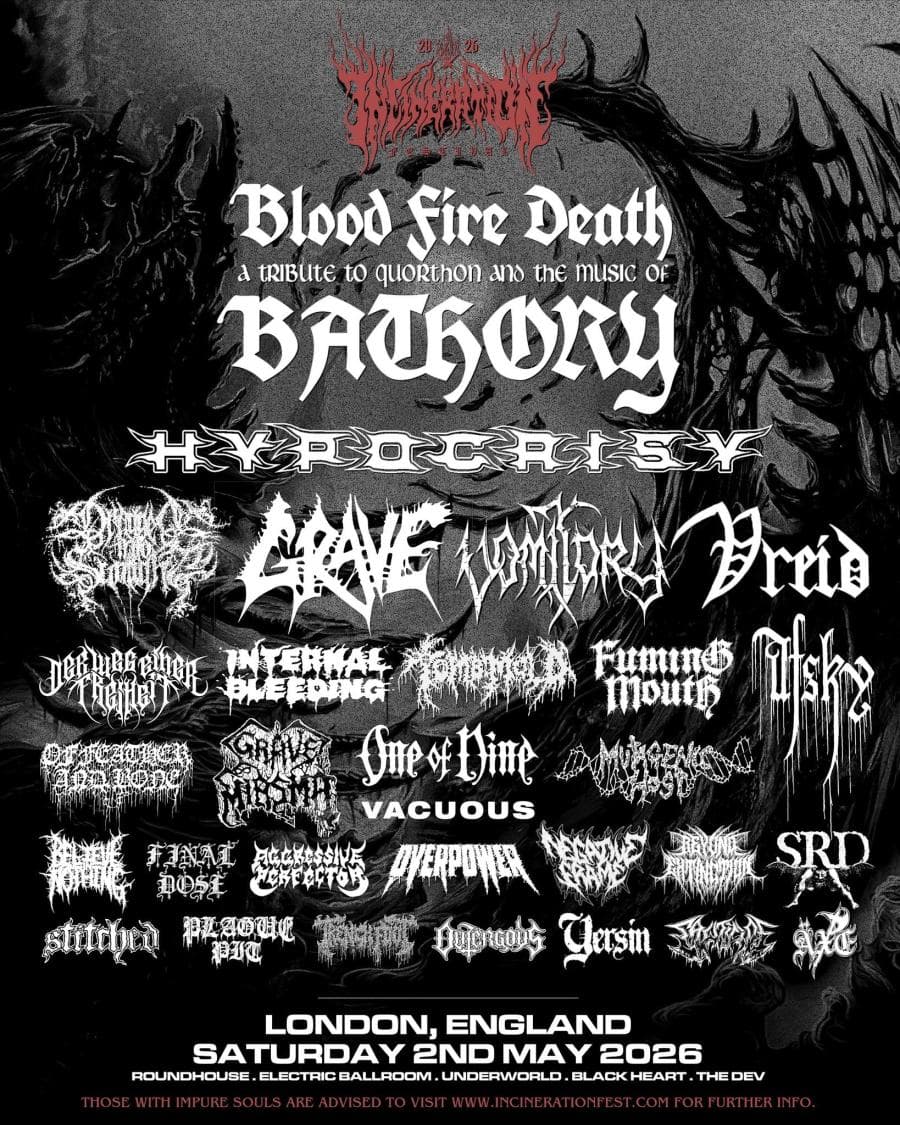 Der Weg einer Freiheit · Tomb Mold · Vomitory · Grave · Hypocrisy