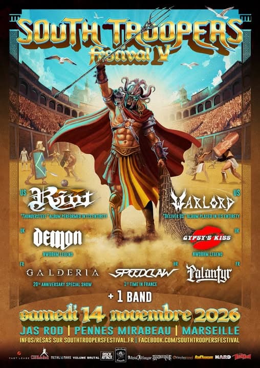 Riot V + Demon + Galderia + Gypsy's Kiss + Palantyr @ Jas Rod