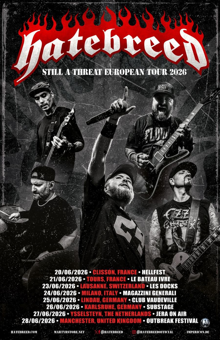 Hatebreed @ Le Bateau Ivre