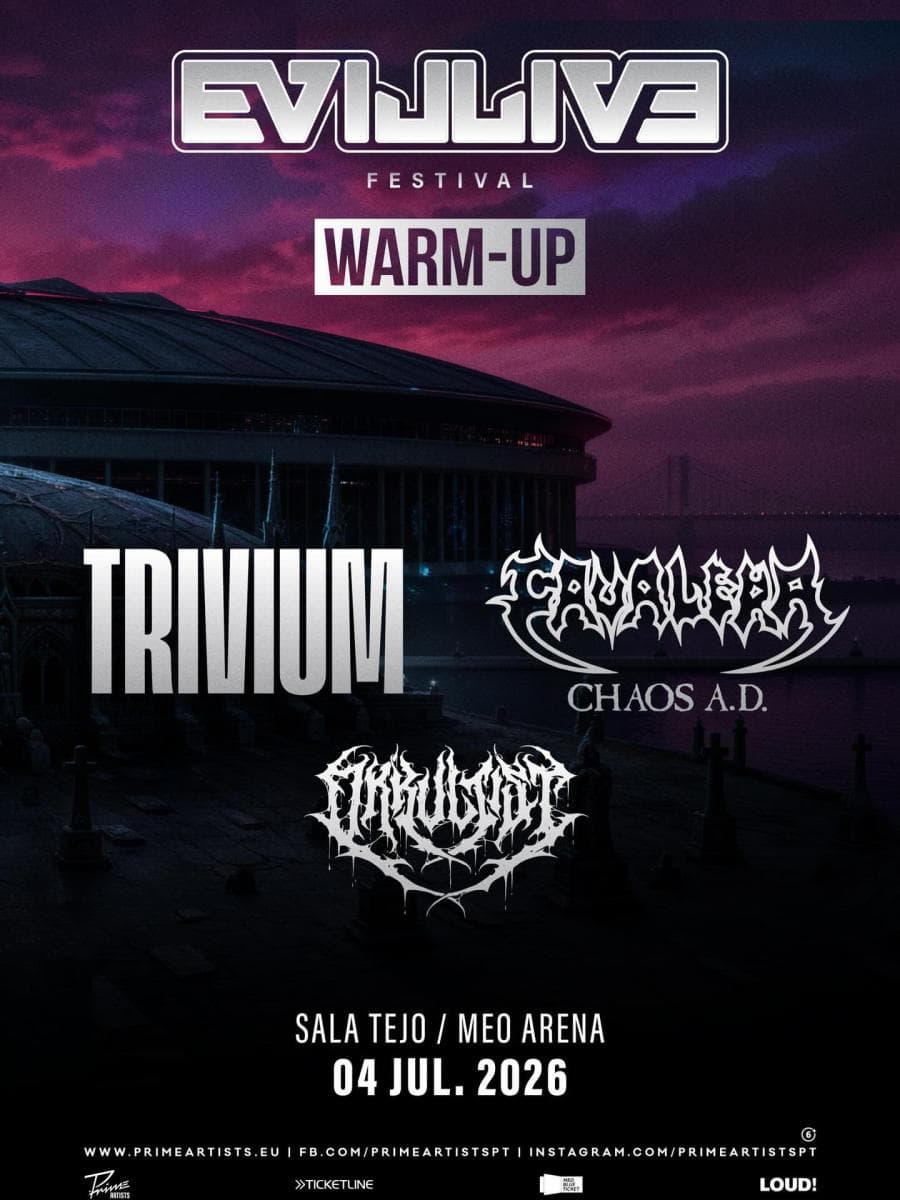 Trivium + Cavalera Conspiracy + Okkultist @ Sala Tejo