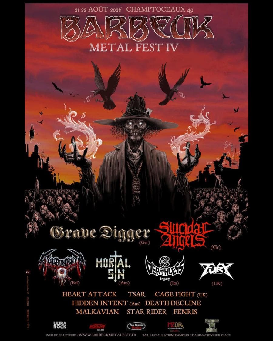 Grave Digger + Suicidal Angels + Cage Fight + Death Decline + Deathless Legacy @ Barbeuk Metal Fest