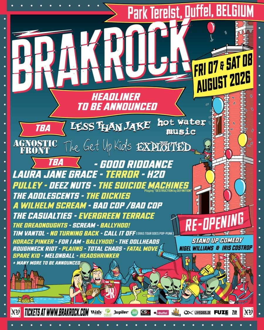 A Wilhelm Scream + Adolescents + Agnostic Front + Bad Cop / Bad Cop + Ballyhoo! @ BrakRock