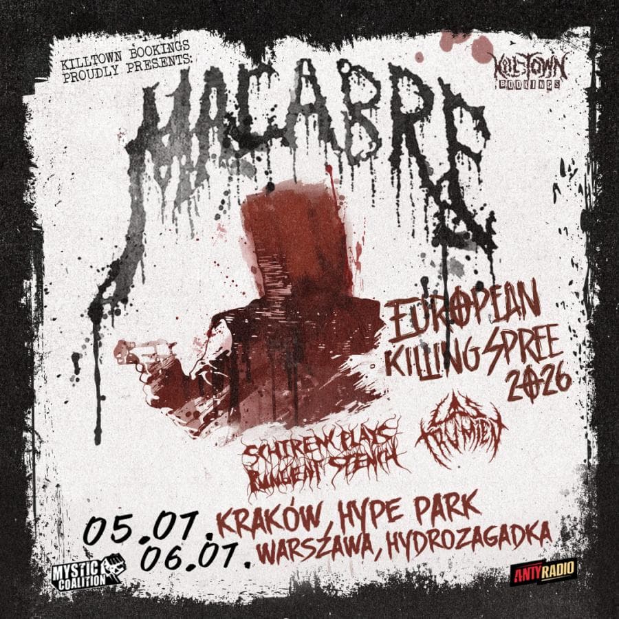 Macabre + Las Trumien + Schirenc Plays Pungent Stench @ Hydrozagadka