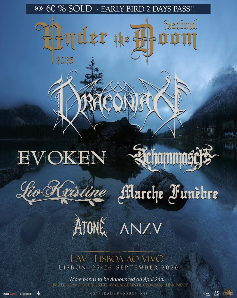 Draconian + ANZV + Atone + Evoken + Liv Kristine @ Lisboa Ao Vivo