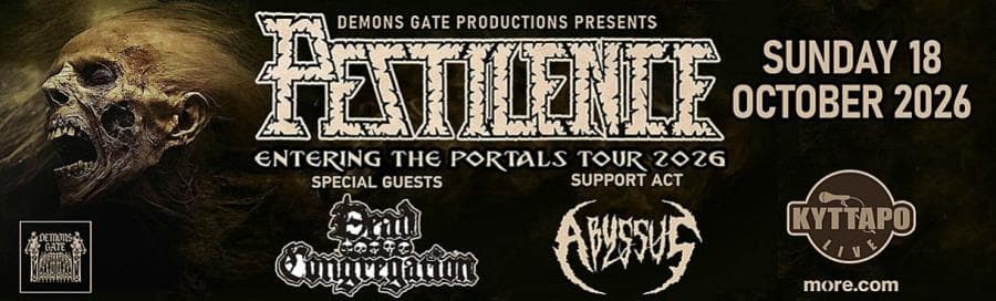Pestilence + Abyssus + Dead Congregation @ Kyttaro